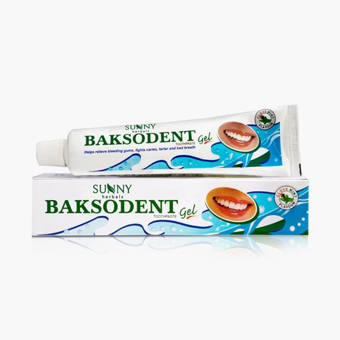 100GM BAKSODENT TOOTHPASTE GEL - 100G (Pack of 6)