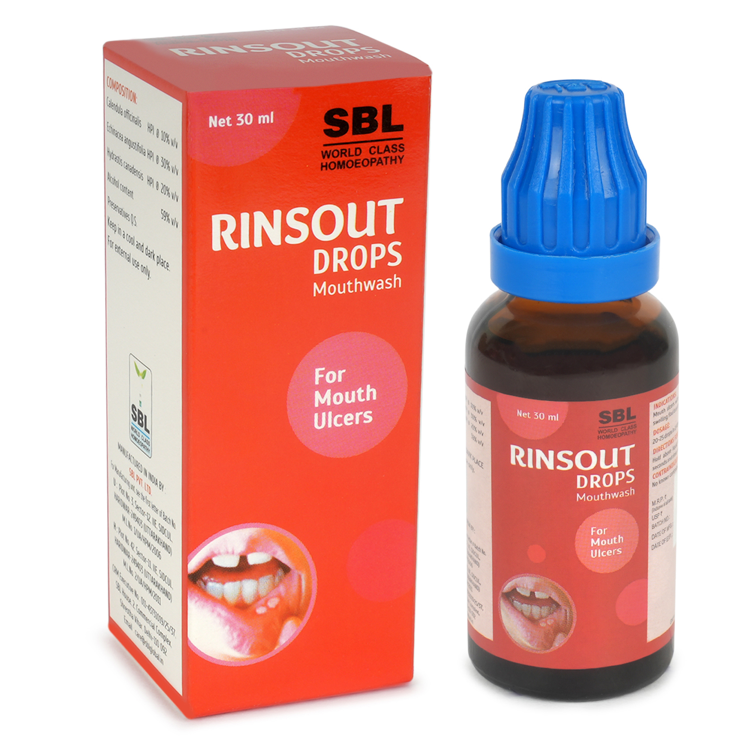 Rinsout Drops - Mouthwash 30ml