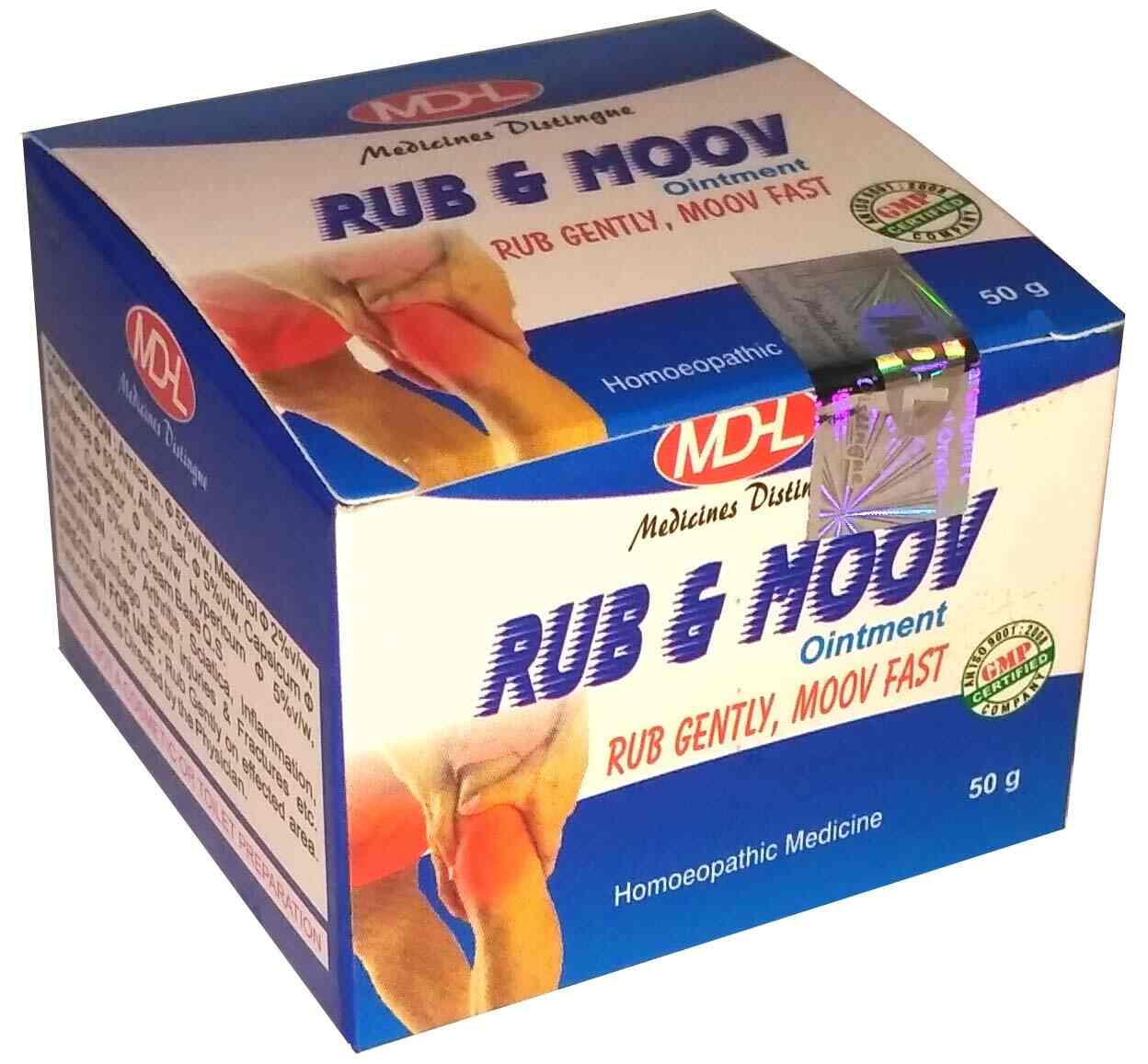 Rub & Moov Ointment 50gm (Pack of 2) 2x50g
